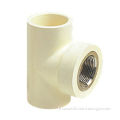 DIN CPVC Tees 90-degree Adapter (With Brass Insert)
